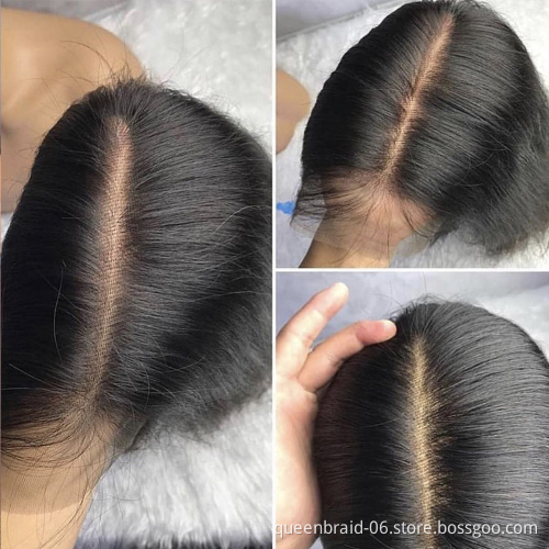 13x4/13x6 HD Lace Front Human Hair Wigs PrePlucked 4x4 Closure Wig Brazilian Straight Lace Frontal Wig For Black Women